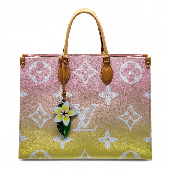 Louis Vuitton OnTheGo Tote By The Pool Monogram Giant GM Pink